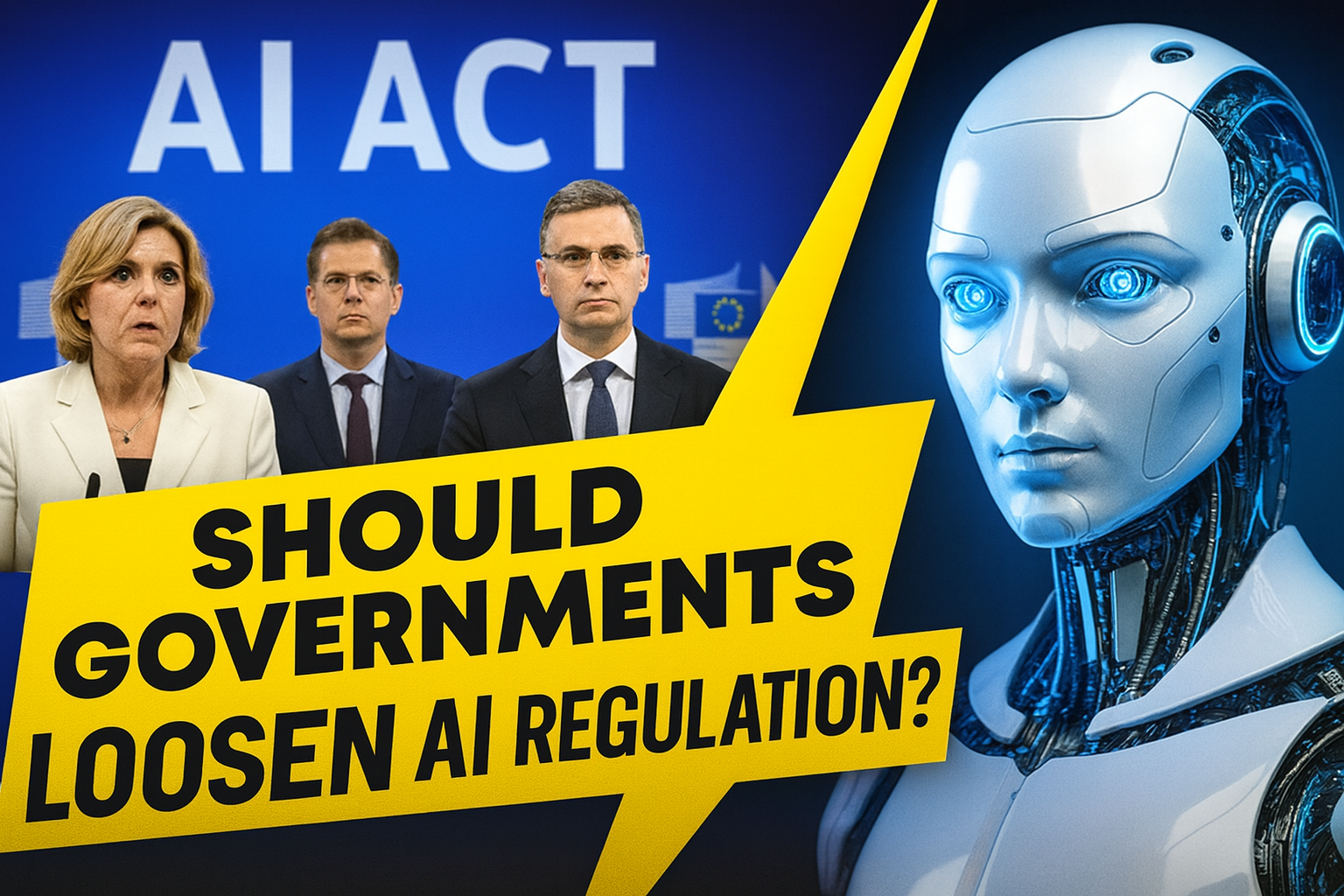 Should governments loosen AI regulation to “stay competitive”?