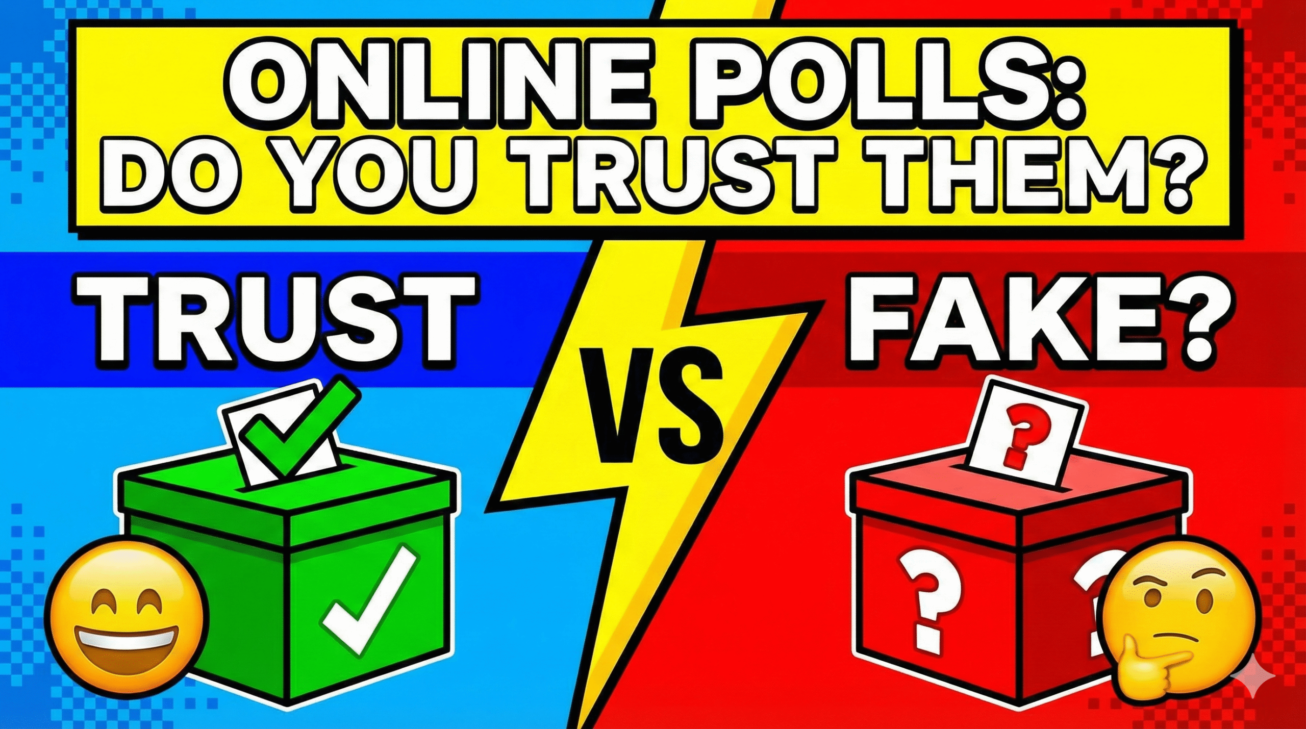 How much do you trust online polls in general?