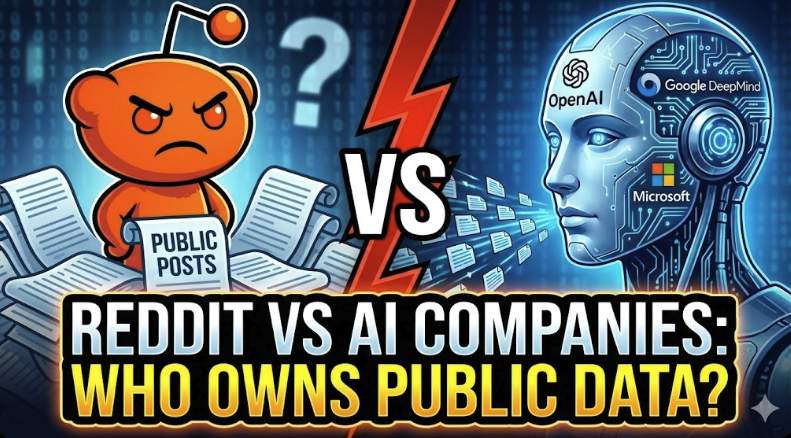 Should platforms like Reddit be able to charge AI companies for training on public posts?